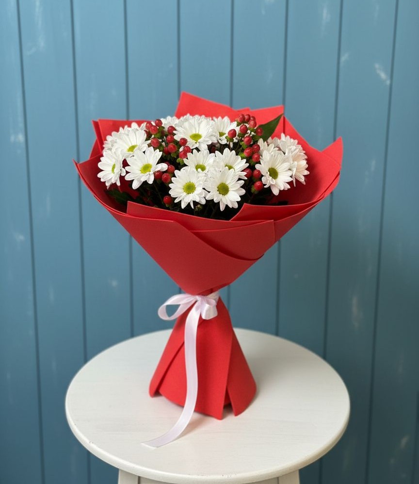 Букет цветов из: Хризантемы в Григорополисской