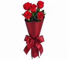 Букет 5 Красных роз Эдлесс Лав в Григорополисской