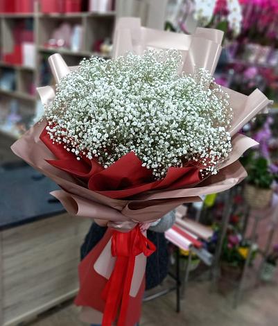 Букет цветов из: Гипсофила в Григорополисской