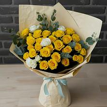 Букет цветов из:  Розы в Григорополисской