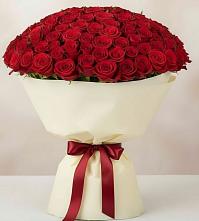 Букет 101 Красная роза Милано в Григорополисской