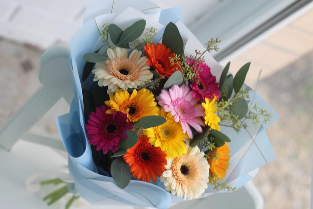 Букет цветов из: Герберы в Григорополисской