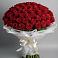 Букет 101 Красная роза Блэк Мэджик в Григорополисской