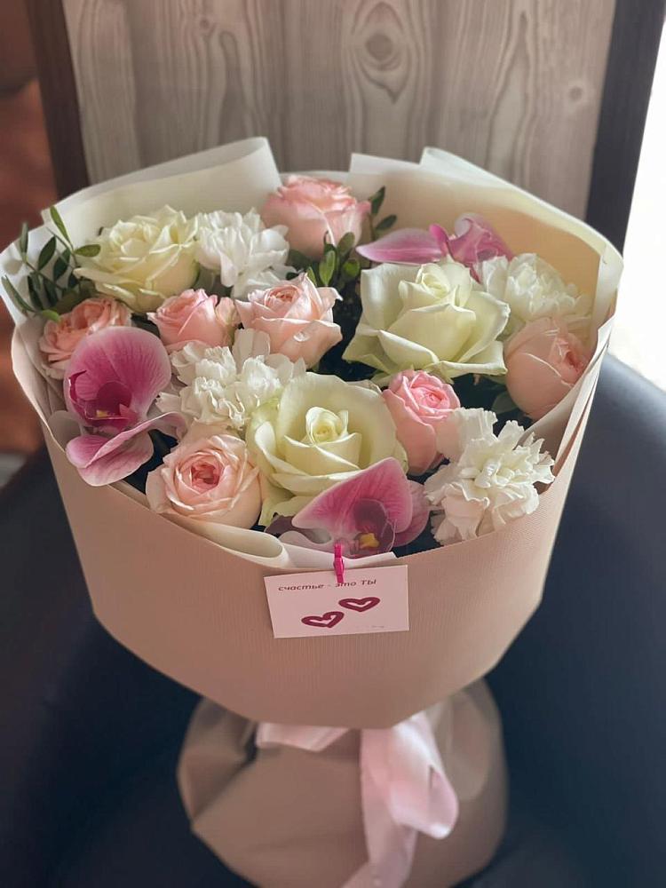 Букет цветов из: Орхидеи, Розы и Гвоздики в Григорополисской