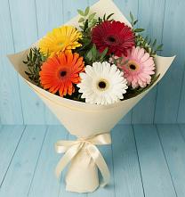 Букет цветов из:  Герберы #REPLACE_PRED# Григорополисской