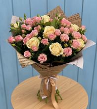 Букет цветов из:  Розы в Григорополисской