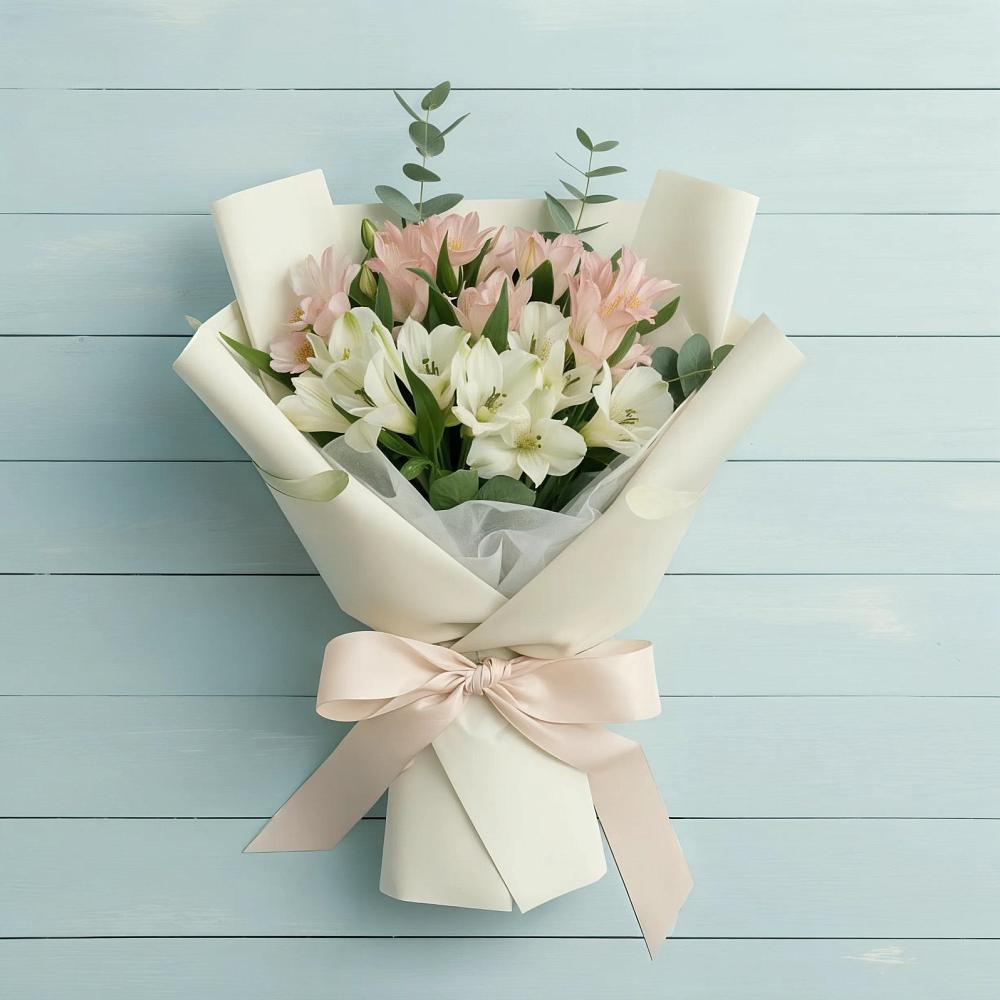 Букет цветов из: Альстромерии в Григорополисской