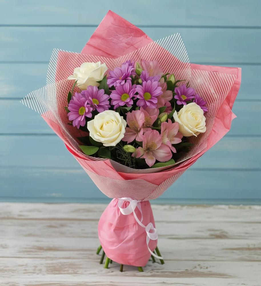 Букет цветов из: Герберы в Григорополисской