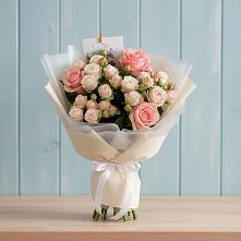 Букет цветов из:  Розы в Григорополисской