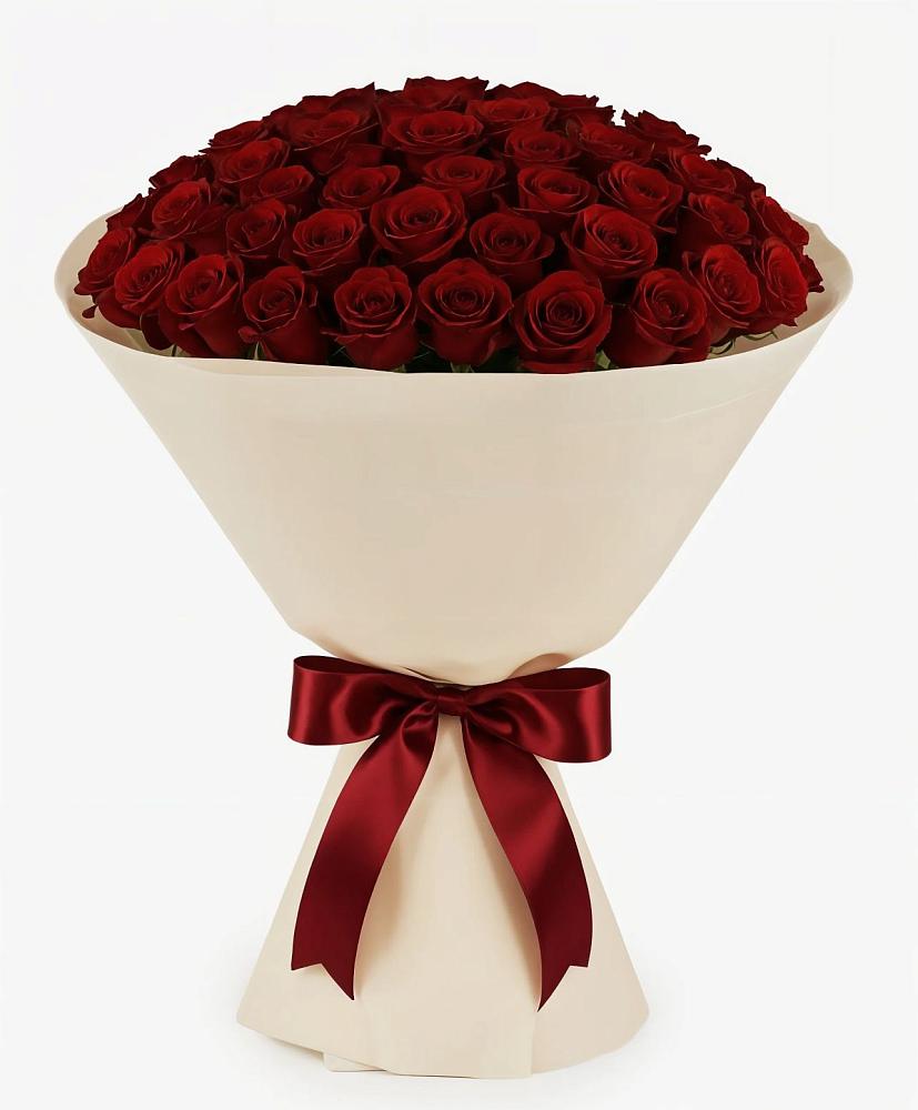 Букет 101 Бордовая роза Блэк Бакарра в Григорополисской