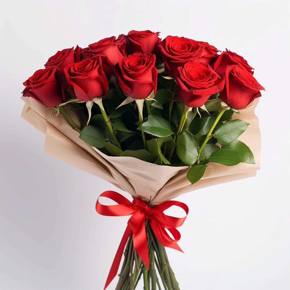 Букет 11 Красных роз Эдлесс Лав в Григорополисской