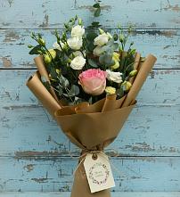 Букет цветов из:  Розы и Лизиантусы в Григорополисской